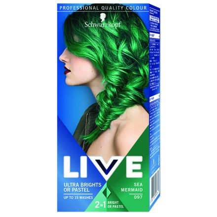 LIVE ULTRA BRIGHTS Боя за коса 097 Sea mermaid