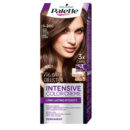 PALETTE INTENSIVE COLOR CREME Боя за коса 6-280 Metallic dark blonde