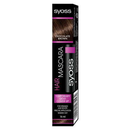 SYOSS Спирала за коса Chocolate brown, 16 мл.