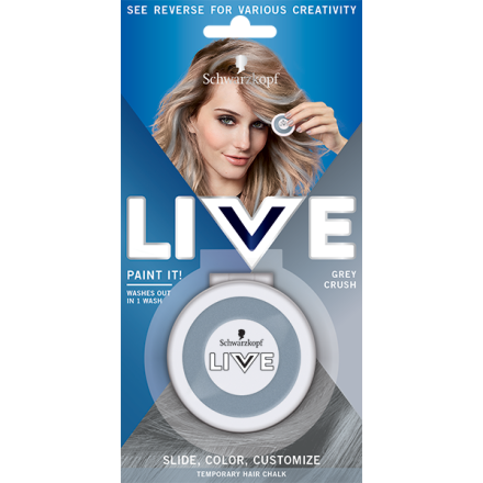 LIVE PAINT IT! Боя за коса Grey crush