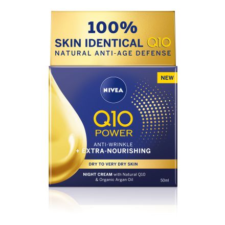 NIVEA Q10EXTRA+NOURISHING Нощен крем, 50 мл.