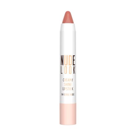GOLDEN ROSE NUDE LOOK Крийми Шайн червило 04, 3,5 гр.