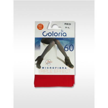 COLORIA Дамски чорапогащи 60DEN микрофибър размер 3 L, различни цветове