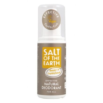 SALTH OF THE EARTH AMBER AND SANDALWOOD Кристален део-спрей, 100 мл.