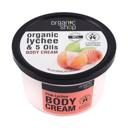 ORGANIC SHOP Крем за тяло Розово личи, 250 мл.