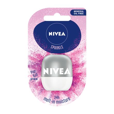 NIVEA Балсам за устни pop-ball sparkle, 7 гр.