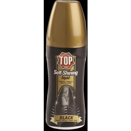 TOP VELOX- Течна полираща боя за обувки  ЧЕРНА 75 мл.