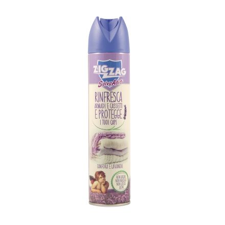 ZIG ZAG CLOTHES SAVER SPRAY Спрей за дрехи против молци с камфор и лавандула, 300 мл.