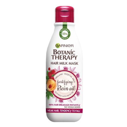 GARNIER BOTANIC THERAPY Млечна маска за коса с рицин, 250 мл.