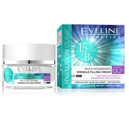 EVELINE BIO HYALURON Дневен/нощен крем 60+ 50мл