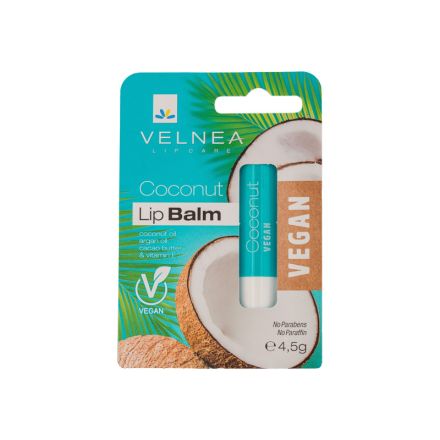 VELNEA COCONUT Балсам за устни  4.5 гр