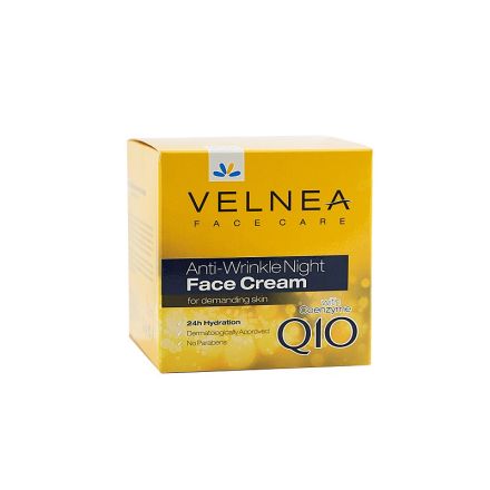VELNEA FACE CARE Крем против бръчки с коензим Q10, 50 мл.