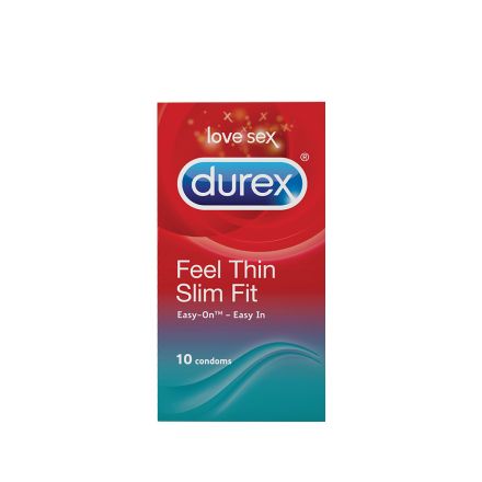 DUREX FEEL THIN SLIM FIT Презервативи, 10 бр.