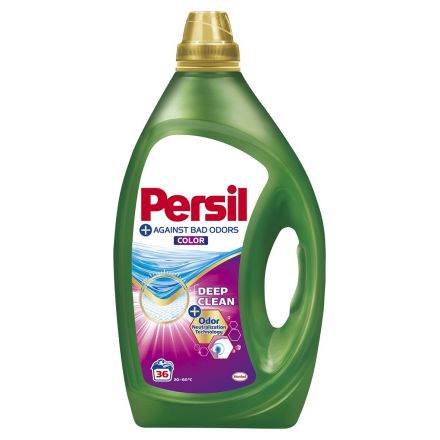 PERSIL GEL MALODOR COLOR Течен перилен препарат срещу неприятни миризми за цветни дрехи, 36пр.