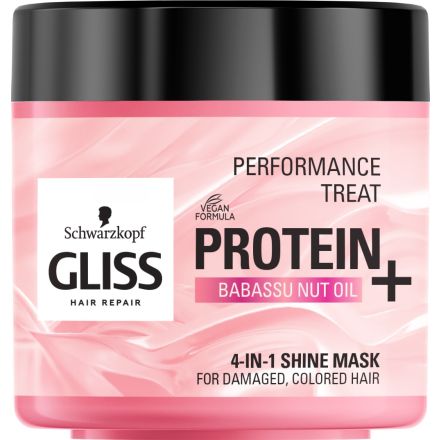 GLISS PROTEIN+ Маска за коса 4 в 1 блясък, 400 мл.