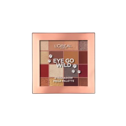 L'OREAL PARIS EYE GO WILD Палитра сенки за очи 04 Make me car, 1 бр.