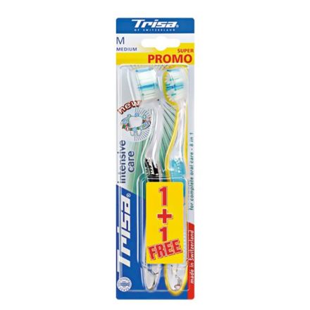 TRISA INTENSIVE Четка за зъби Care Duo medium