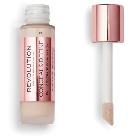 REVOLUTION CONCEAL&DEFINE FULL COVERAGE  Фон дьо тен F1, 23мл.