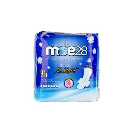 MOE28 Дамски превръзки all night, 9 бр.