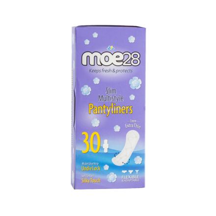 MOE28 Ежедневни дамски превръзки slim multistyle, 30 бр.