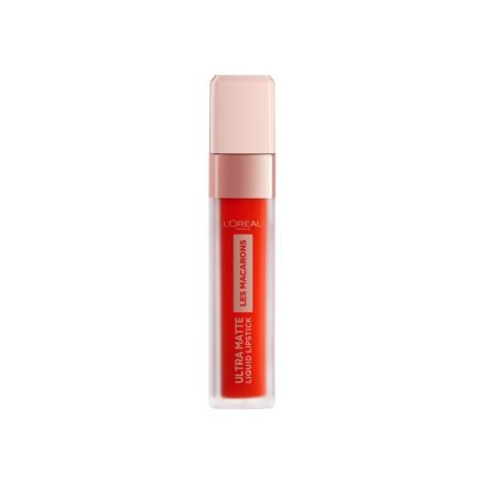 L'OREAL PARIS LES MACARONS Течно червило 826 Mademoiselle Mango, 1бр.
