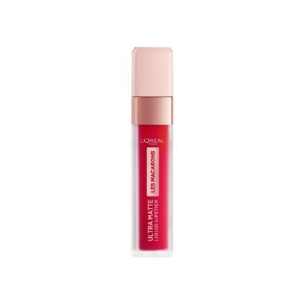L'OREAL PARIS LES MACARONS Течно червило 828 Framboise Frenzy, 1бр.