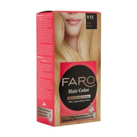 FARO Боя за коса 9.13 Ivory blonde, 75 мл.