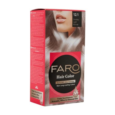 FARO Боя за коса 12.1 Smokey light blonde, 75 мл.