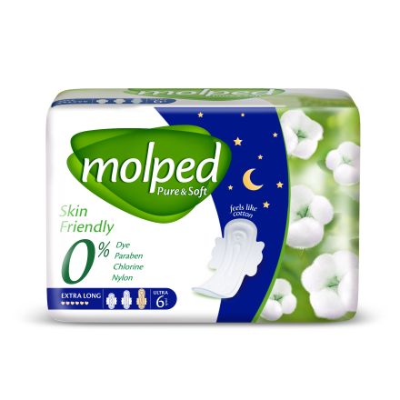 MOLPED PURE&SOFT EXTRA Дамски превръзки, 6 бр.