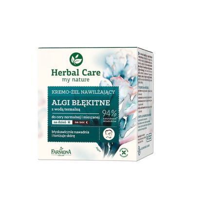 FARMONA HERBAL CARE Хидратиращ крем гел сини водорасли, 50 мл.