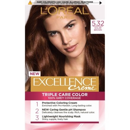 L'OREAL PARIS EXCELLENCE Боя за коса 5.32 Solar brown