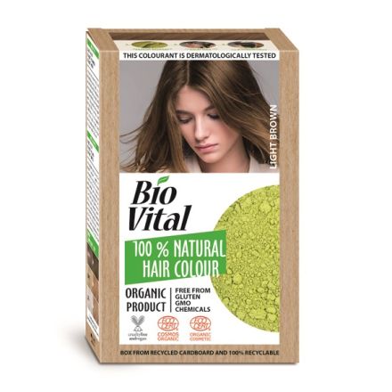 BIO VITAL 100% Натурална боя за коса Light brown