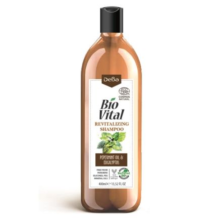 DЕВА BIO VITAL Шампоан за коса с евкалипт и мента, 400 мл.