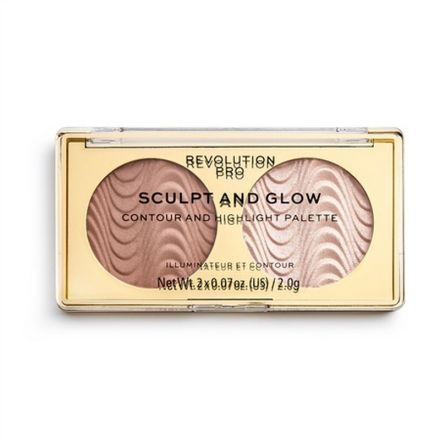 REVOLUTION PRO SCULPT AND GLOW Палитра за контуриране Sands of Time, 1 бр.