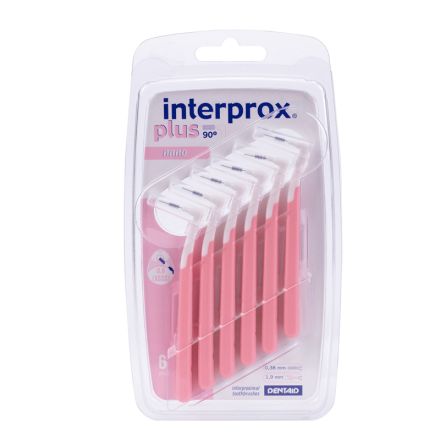 DENTAID  INTERPROX PLUS 2G интердентални четки за зъби mini conical 1.0mm, 6 бр. блистер