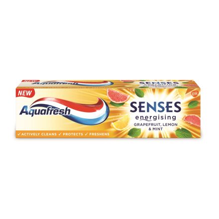 AQUAFRESH  SENSES GRAPEFRUIT Паста за зъби, 75 мл.