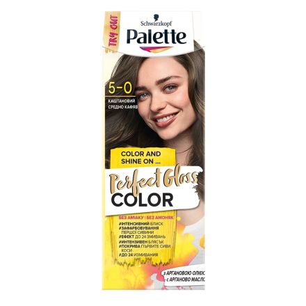 PALETTE PGC Боя за коса 5-0 средно кафяв