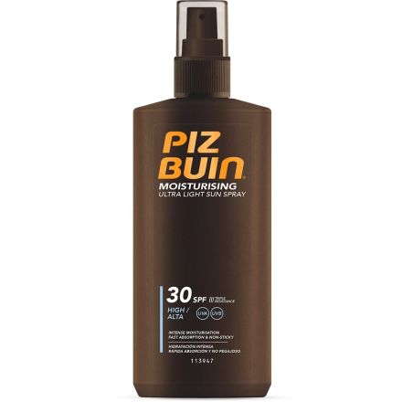 PIZ BUIN ULTRA LIGHT Хидратиращ слънцезащитен спрей SPF 30, 200 мл