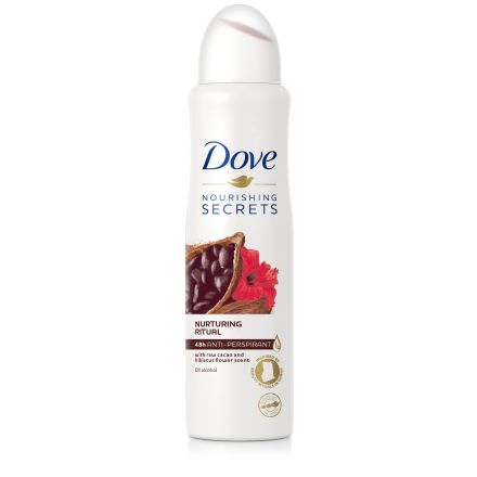 DOVE Дамски део спрей какао и хибискус, 150 мл.