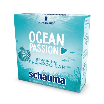 SCHAUMA OCEAN PASSION Твърд шампоан бар, 85гр.
