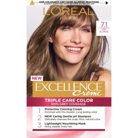 L'OREAL PARIS EXCELLENCE Боя за коса 7.1 Ash blonde