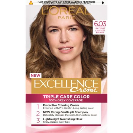 L'OREAL PARIS EXCELLENCE Боя за коса 6.03 Shining light brown