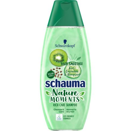 SCHAUMA NATURE MOMENTS Шампоан за коса киви и краставица, 400 мл.