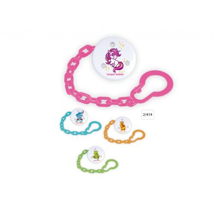 CANPOL BABIES Клипс за залъгалка със синджир, 1 бр