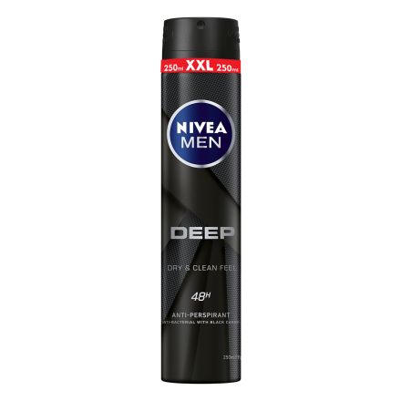NIVEA MEN DEEP Део спрей мъжки XXL, 250мл.