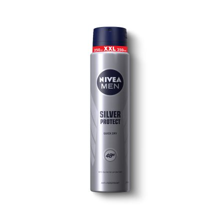 NIVEA MEN SILVER PROTECT Део прей мъжки XXL, 250 мл.