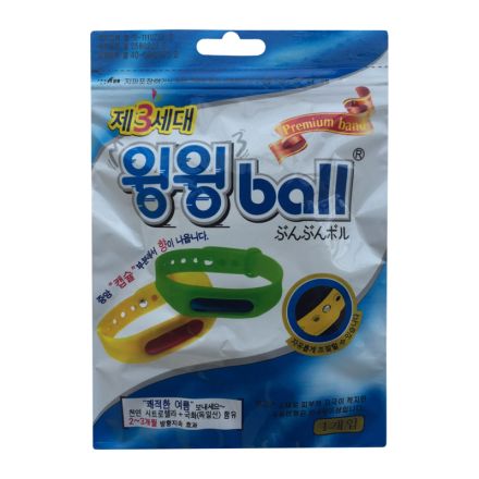 EKOLIFE GUARD OTO BALL Гривна против комари с пълнител от S до L.