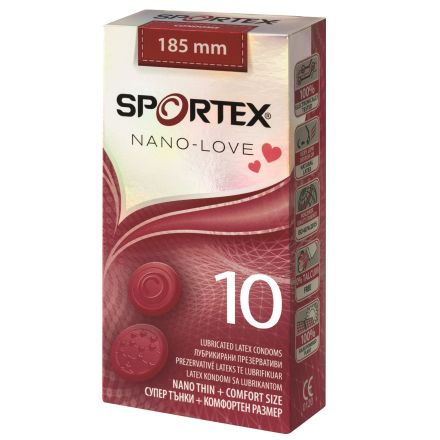 SPORTEX NANO LOVE Презервативи, 10 бр.