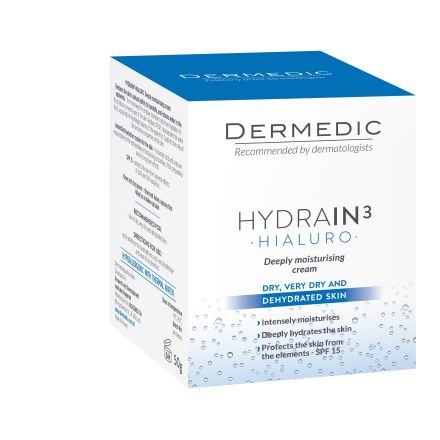 DERMEDIC HYDRAIN3 HIALURO Крем гел ултрахидратиращ, 50 гр.