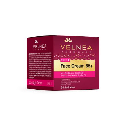 VELNEA FACE Нощен крем против бръчки 65+ 50 мл